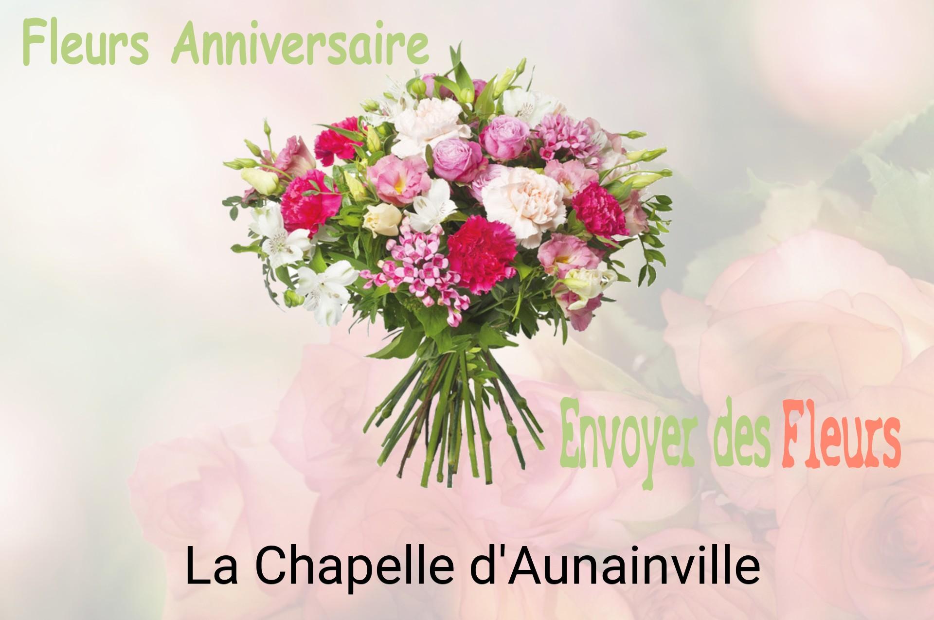 Bouquet de fleurs d’anniversaire livré à La Chapelle-d'Aunainville