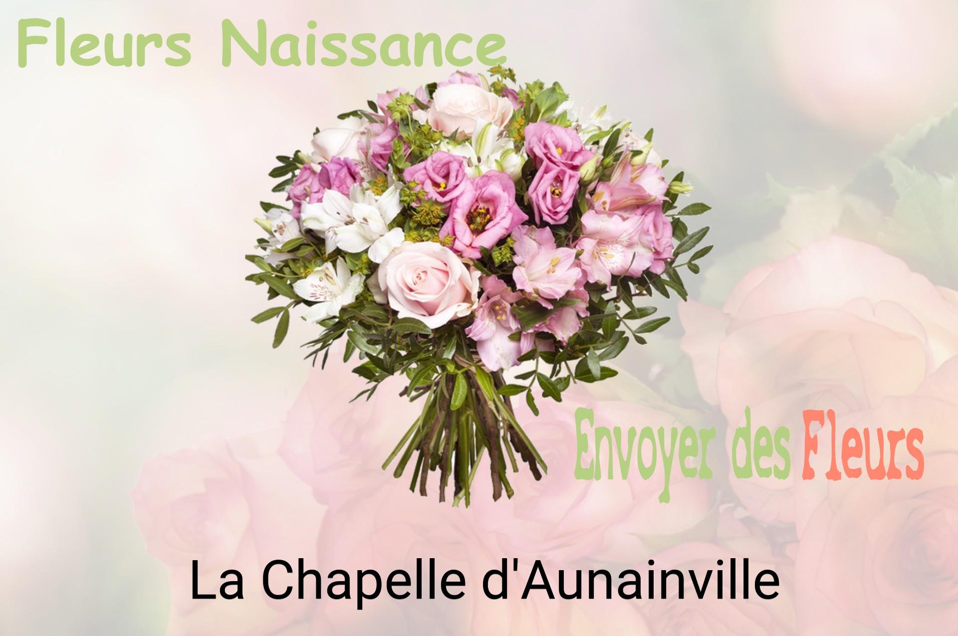 Bouquet de fleurs de naissance livré à La Chapelle-d'Aunainville